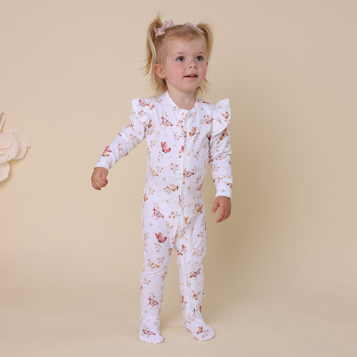 Snuggle Hunny - Organic Snuggle Sleepsuit - Frills