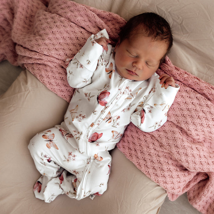 Snuggle Hunny - Organic Snuggle Sleepsuit - Frills