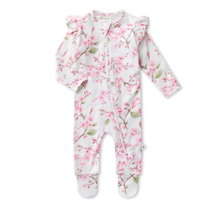 Snuggle Hunny - Organic Snuggle Sleepsuit - Frills