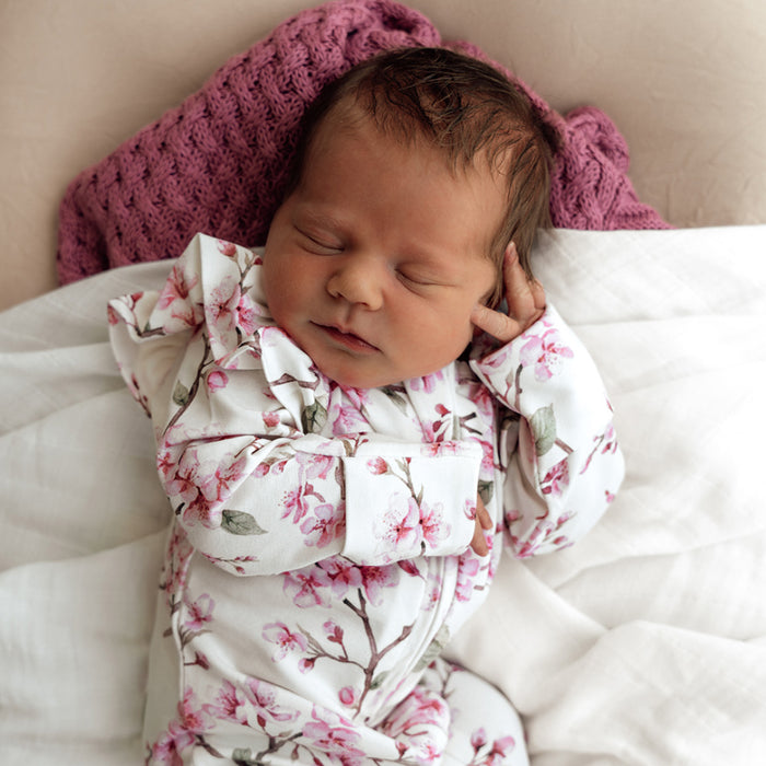 Snuggle Hunny - Organic Snuggle Sleepsuit - Frills