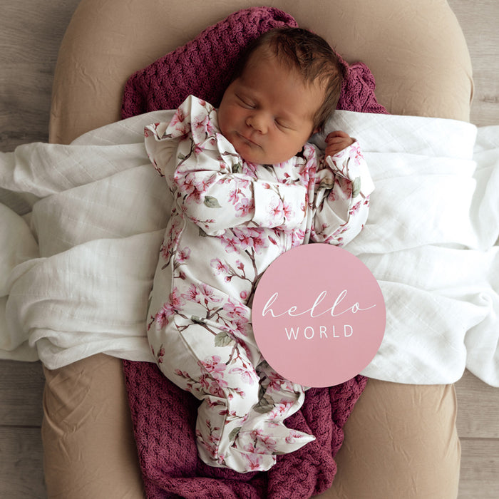 Snuggle Hunny - Organic Snuggle Sleepsuit - Frills