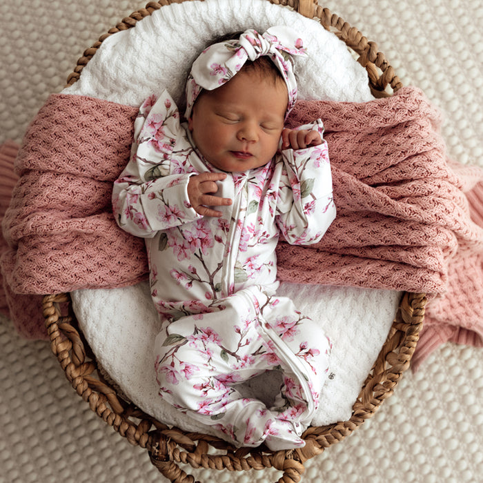 Snuggle Hunny - Organic Snuggle Sleepsuit - Frills