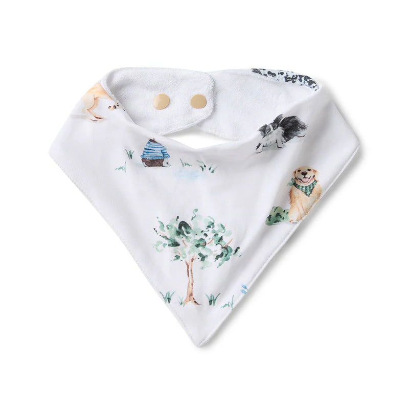 Snuggle Hunny Bib - Organic Dribble Bib - various