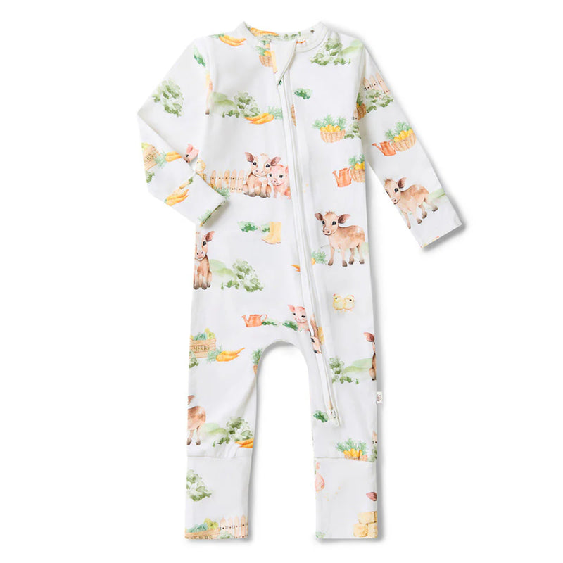 Snuggle Hunny - Organic Snugglesuit Convertible Romper