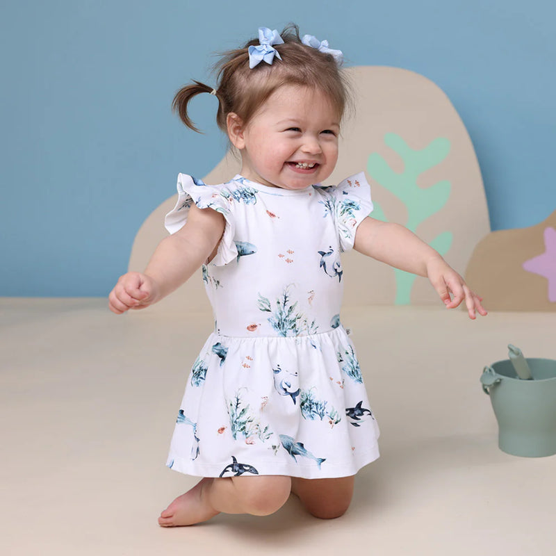 Snuggle Hunny - Organic Short Sleeve Dress