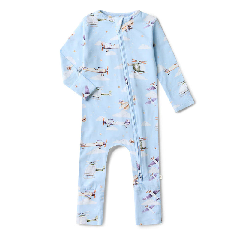 Snuggle Hunny - Organic Snugglesuit Convertible Romper