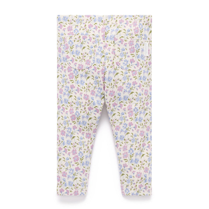 Purebaby thick legging pocket detail