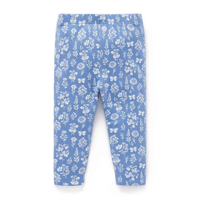 Purebaby thick leggings with pockets meadow