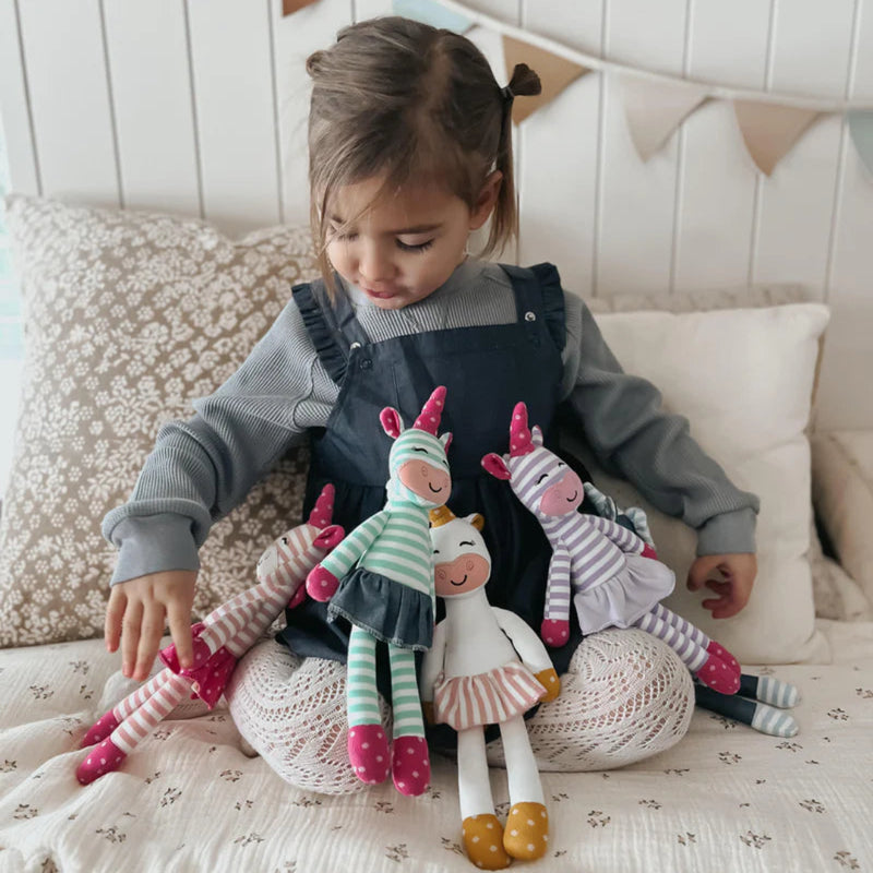Organic Farm Buddies - Tiny Dancing Unicorn
