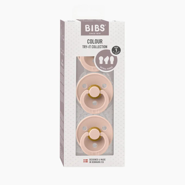 BIBS Dummies - Try-It Colour 3pk