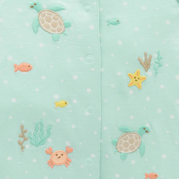 PureBaby - Under The Sea Short Growsuit