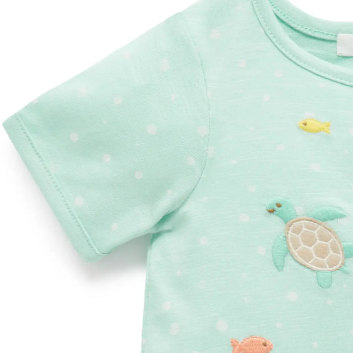 PureBaby - Under The Sea Short Growsuit