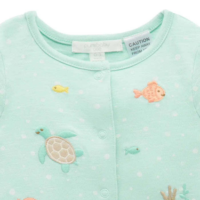 PureBaby - Under The Sea Short Growsuit