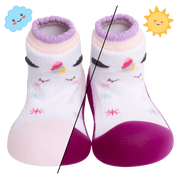 Sock Shoes - Unicorn | Pink - Chameleon - BigToes Australia