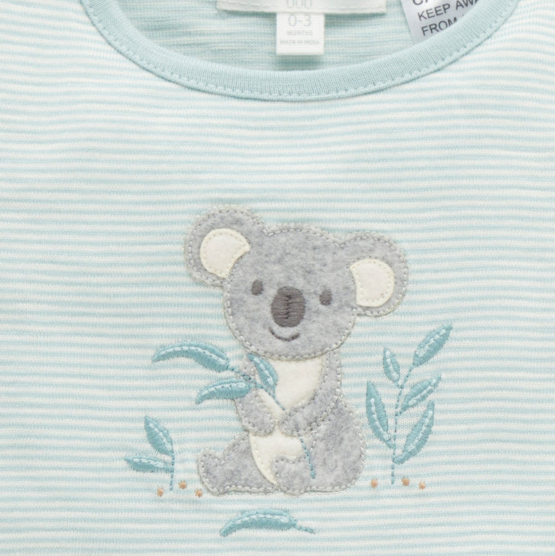 Purebaby Organic Short Sleeve Growsuit