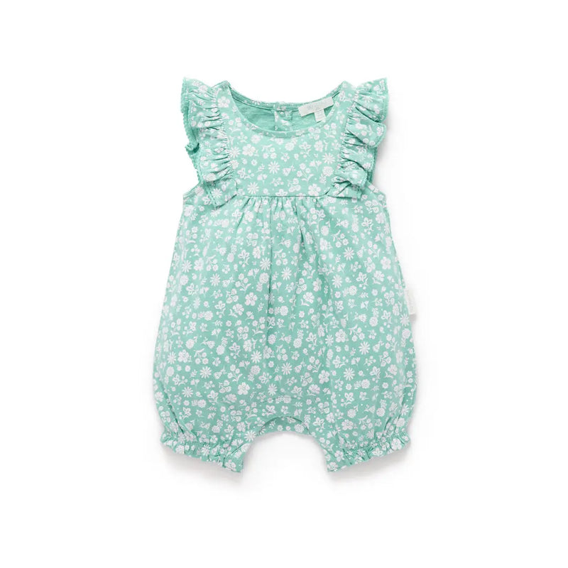 Purebaby Ruffle Shortie Growsuit