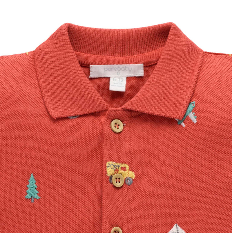 Purebaby Christmas Polo
