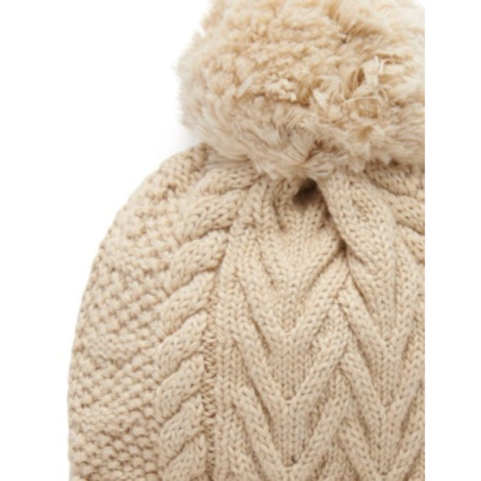 PureBaby - Cable Beanie - Oatmeal Mélange