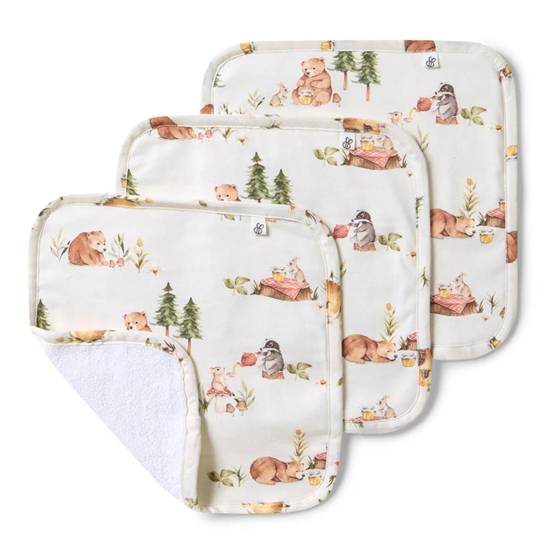 Snuggle Hunny Organic Wash Cloths (3 pack) - various