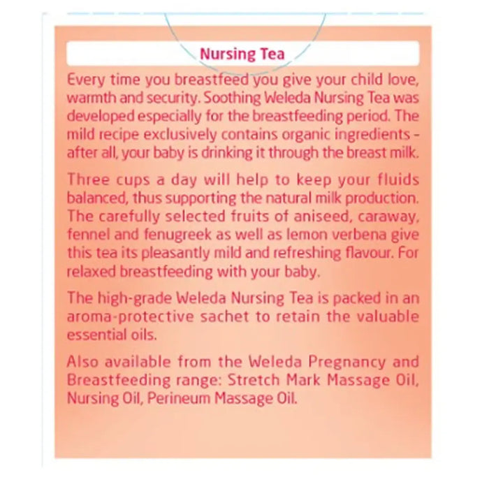 Weleda Nursing Tea 40g (tea bags)