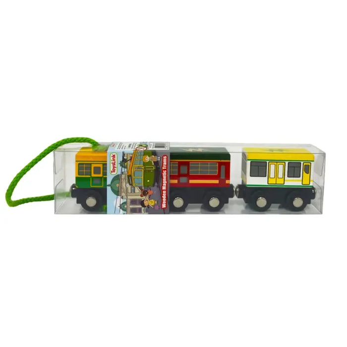 Wooden Magnetic Melbourne Tram Set