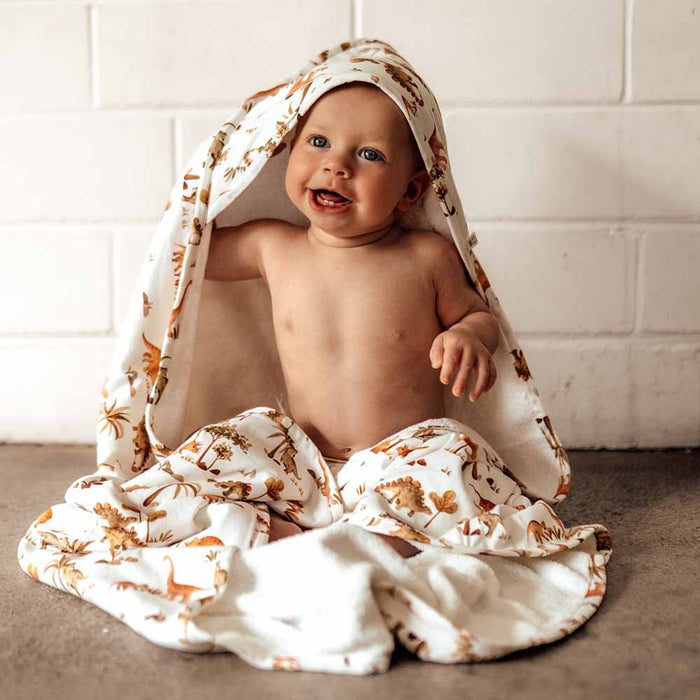 Snuggle Hunny Organic Baby Hooded Towel - various