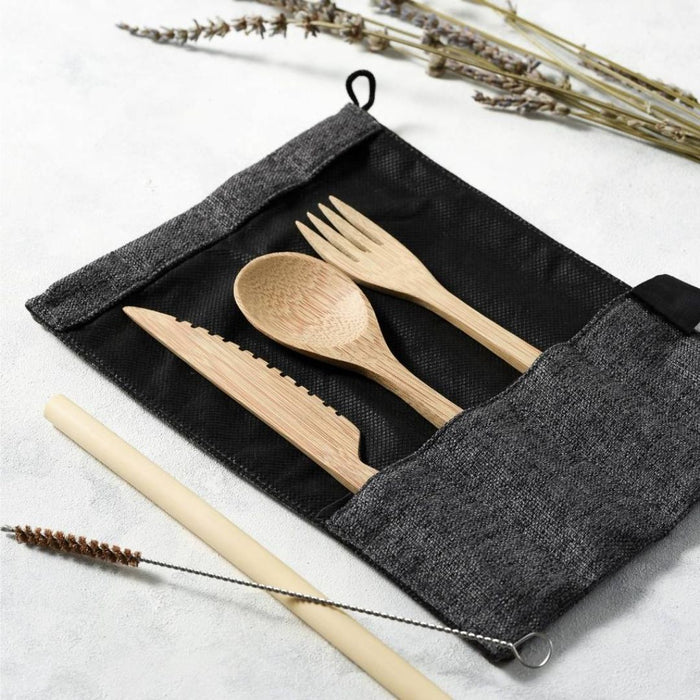 Reusable Bamboo Cutlery Set