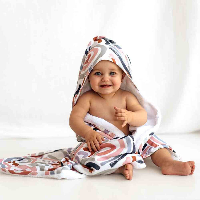 Snuggle Hunny Organic Baby Hooded Towel - various