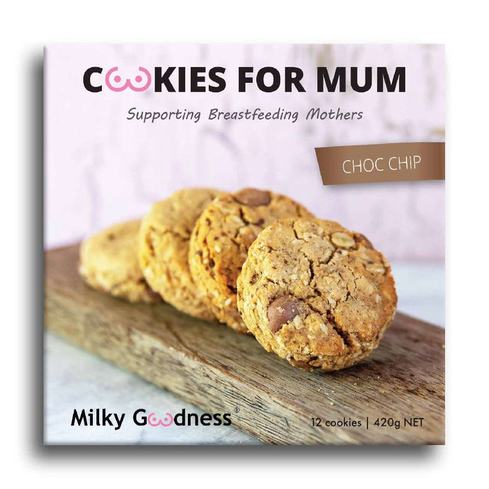 Choc Chip Lactation Cookies - Milky Goodness