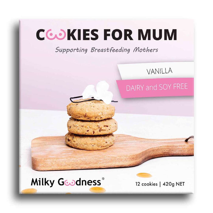 Vanilla Lactation Cookies - Milky Goodness (Dairy & Soy Free)