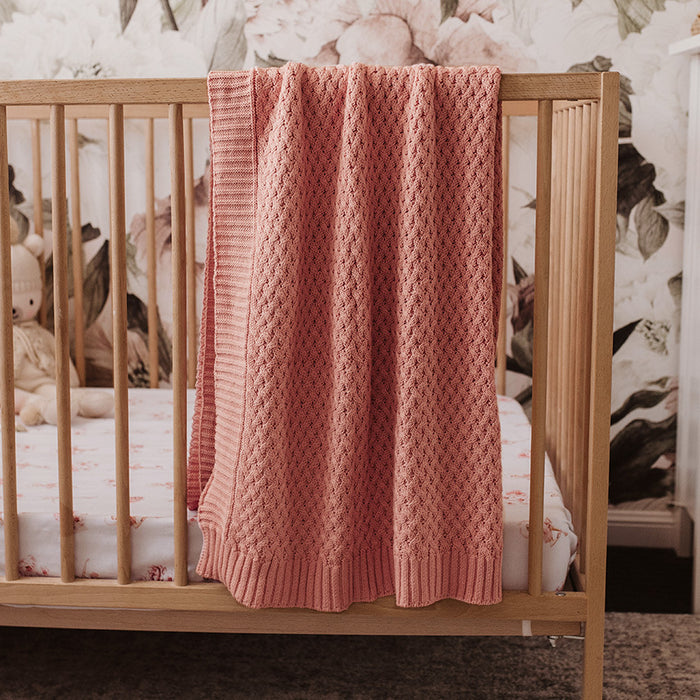 Snuggle Hunny Diamond Knit Baby Blanket - various