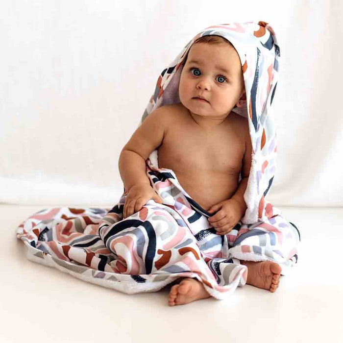 Snuggle Hunny Organic Baby Hooded Towel - various