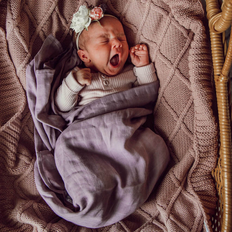 Snuggle Hunny Organic Baby Muslin Wrap - various