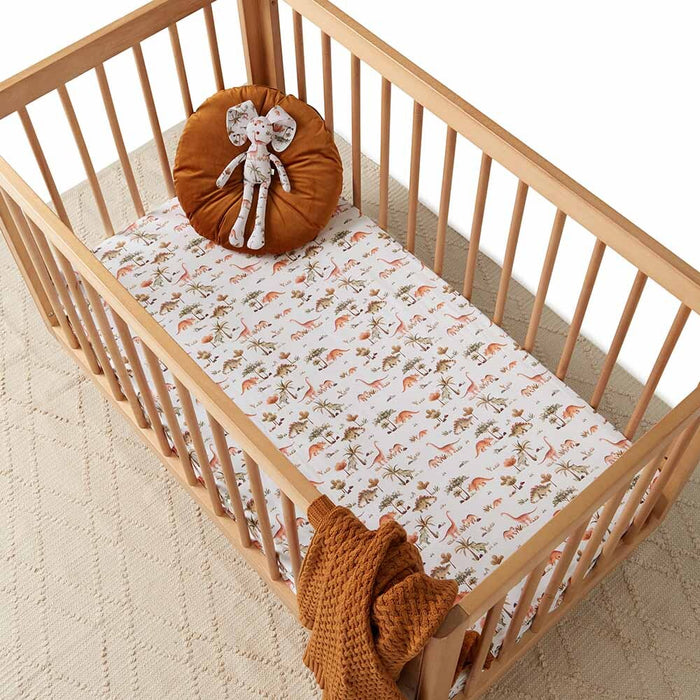 Snuggle Hunny Cot Sheet - Fitted + storage bag - various