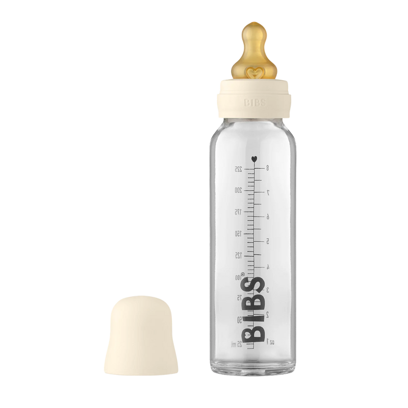 Glass Baby Bottle 225ml - BIBS