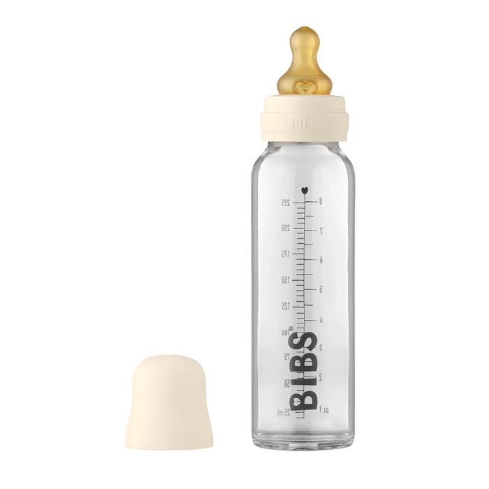 Glass Baby Bottle 225ml - BIBS