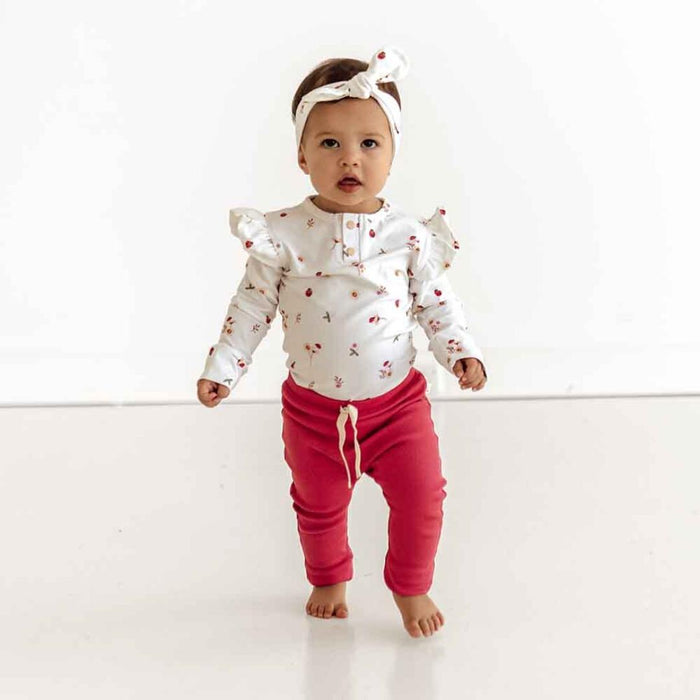 Snuggle Hunny Bodysuit Long Sleeve - Ladybug