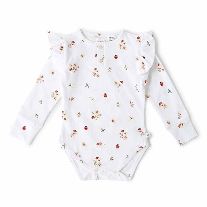 Snuggle Hunny Bodysuit Long Sleeve - Ladybug