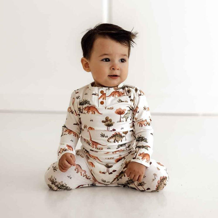 Snuggle Hunny Growsuit (baby onesie) - Dino