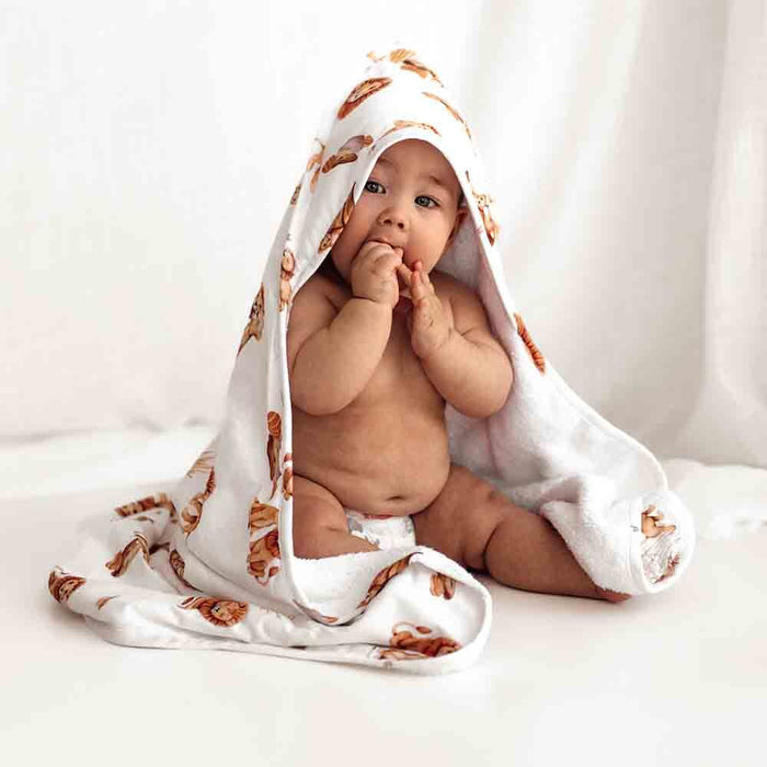 Snuggle Hunny Organic Baby Hooded Towel - various