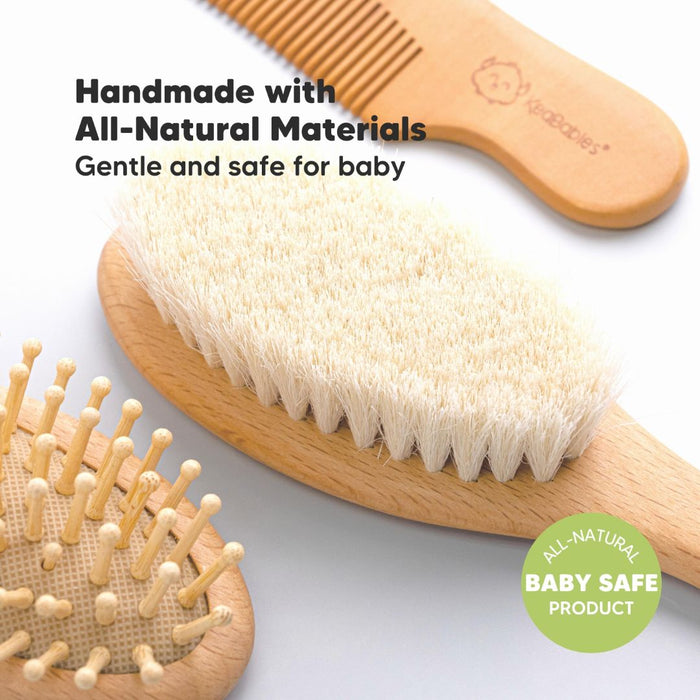 Baby Hair Brush and Comb Set - KeaBabies