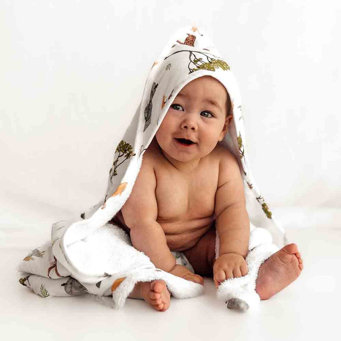 Snuggle Hunny Organic Baby Hooded Towel - various