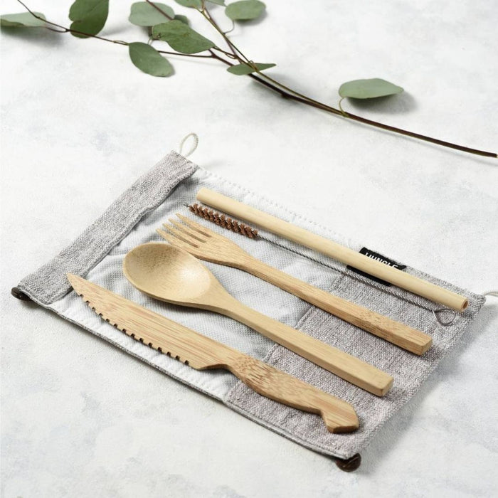 Reusable Bamboo Cutlery Set