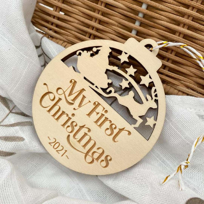 Christmas Bubble Decoration - Cut Details (no YEAR)