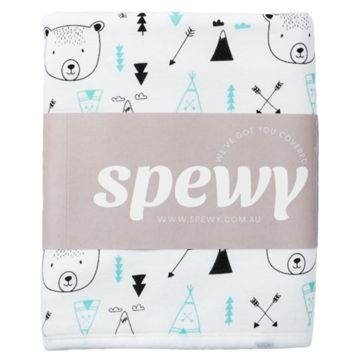 Spewy spill-absorbing change mat/blanket