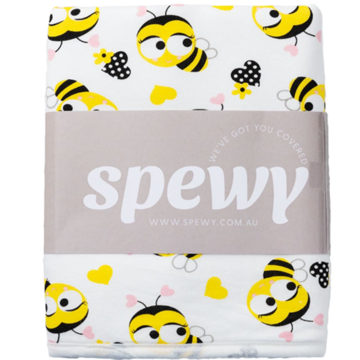 Spewy spill-absorbing change mat/blanket