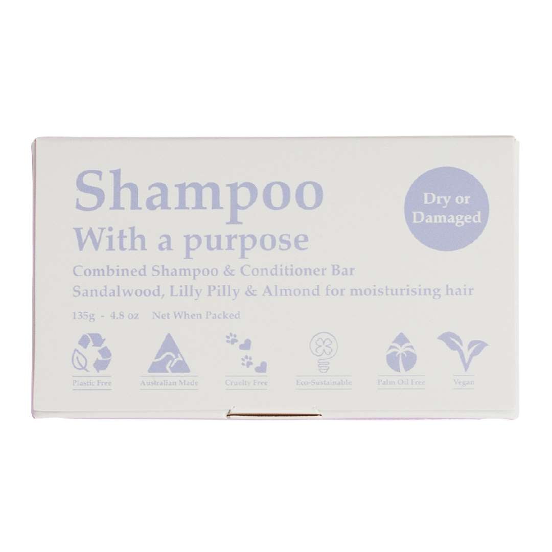 Shampoo & Conditioner Bar Dry or Damaged 135g