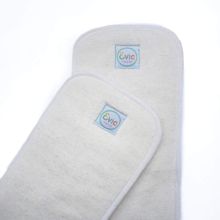 Reusable Hemp Microfiber Nappy Inserts - Evia