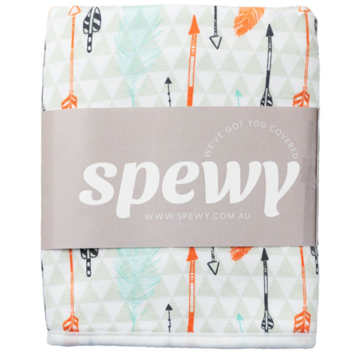 Spewy spill-absorbing change mat/blanket