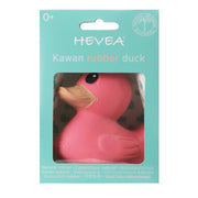 HEVEA® Kawan Rubber Duck - Mini, a Scandinavian-designed, 100% natural rubber bath toy. Plant-based, vegan-certified, and hand-painted with natural, FDA-approved pigments. Designed without holes to prevent mold, making it safe and hygienic. Soft yet textured for teething, perfect for bath time, the beach, or playroom adventures. Eco-friendly and biodegradable, ensuring a greener planet.